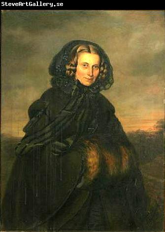 Isaac Grunewald Portrait of Bertha Wehnert-Beckmann (1815-1901), German photographer